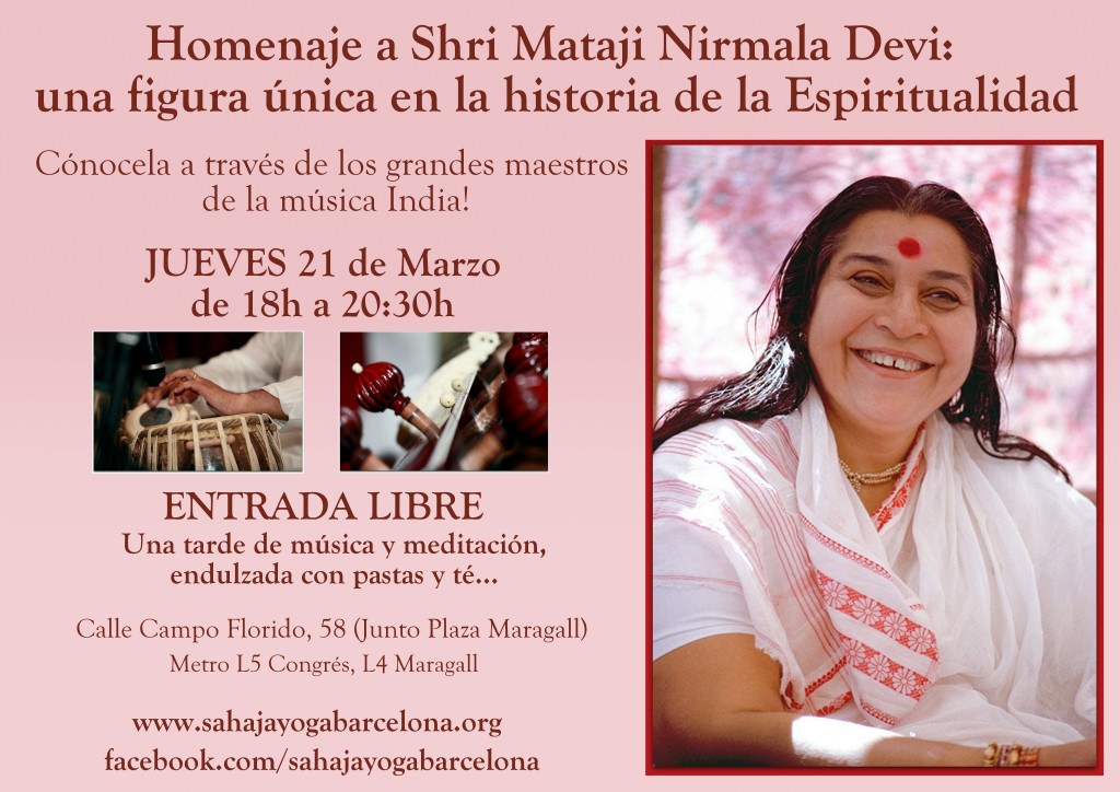 Homenaje a Shri Mataji la fundadora de Sahaja Yoga